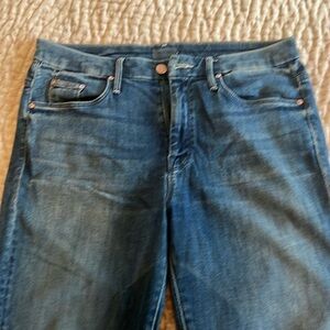 Mother denim high waisted hooker ankle